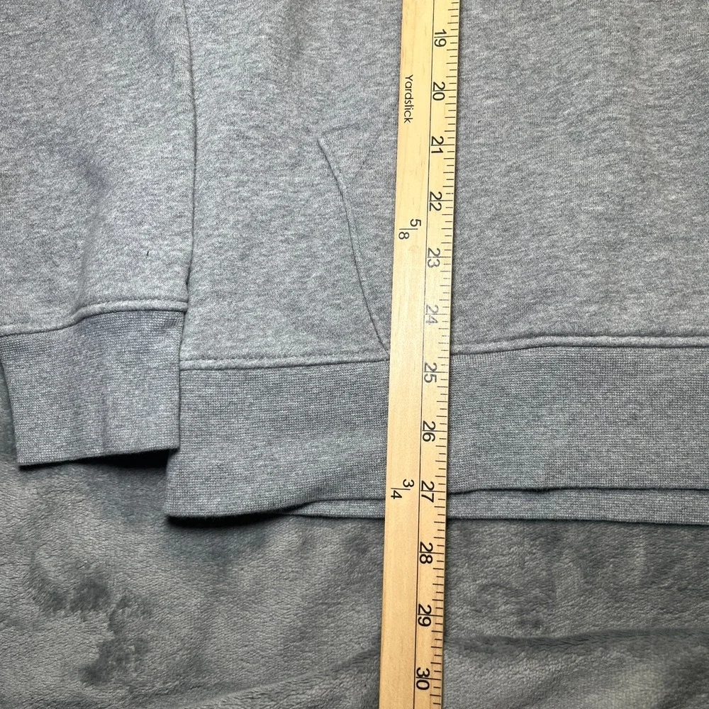 Vtg Air Jordan Flight Hoodie Men's Medium Gray Red Script Jumpman Double Sided